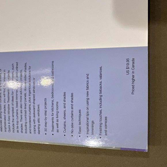 “Quick & Easy Window Treatments” - Picture 4 of 4